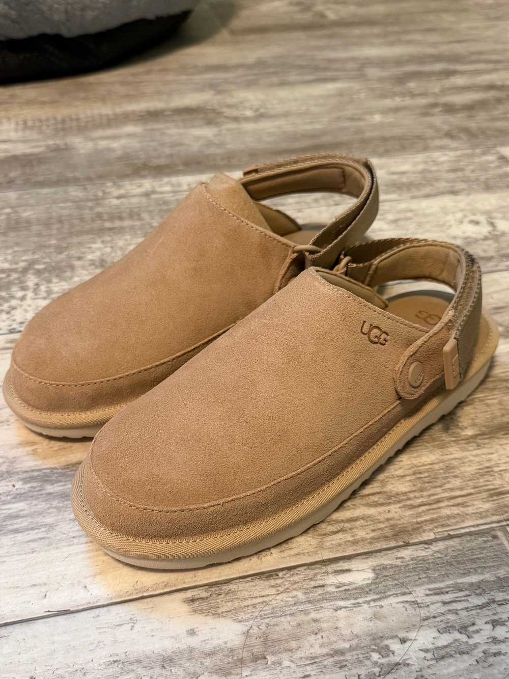 UGG Women’s Suede Sand Goldenstar Clogs